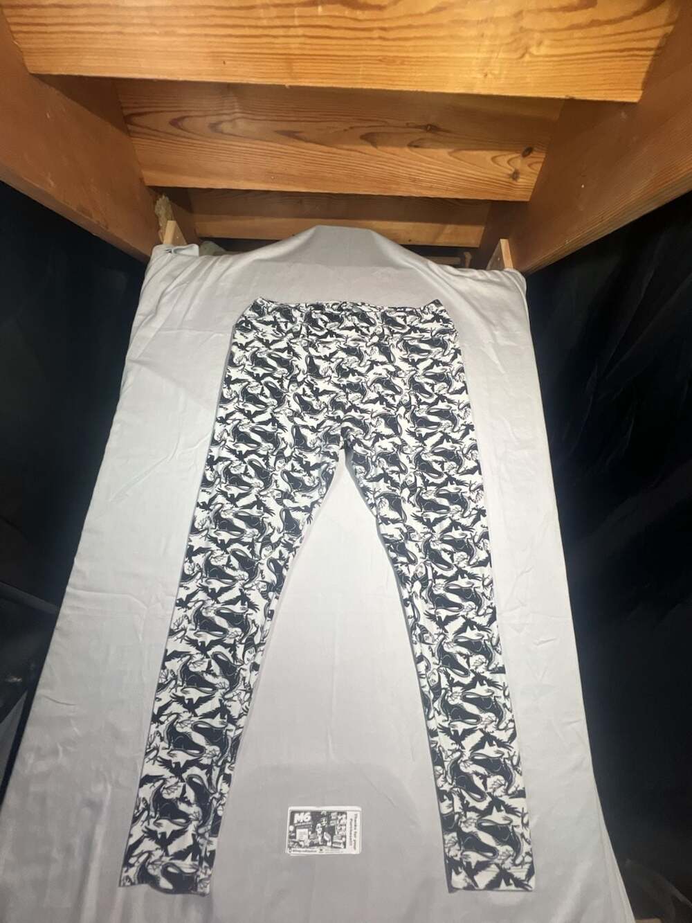 LuLaRoe Disney Maleficent Dragon and Raven Pattern Leggings Tall and Curvy